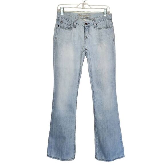 Abercrombie & Fitch Women Jeans, Light Wash "Madison" Bootcut Jeans, Sz 4 Long - Picture 1 of 11